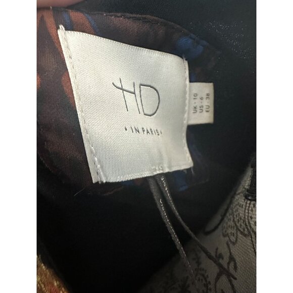 HD IN PARIS Anthropologie Fabric Brocade Shift Dress Size US 6 - Picture 6 of 6